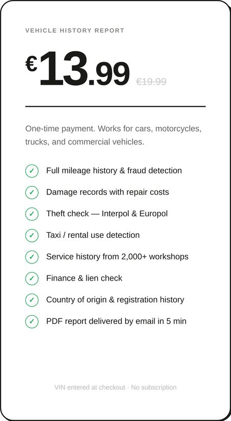 Check 1 car, motorbike, truck /ENG/